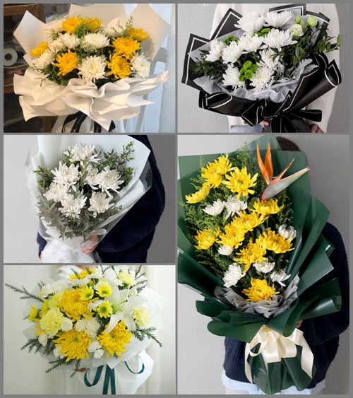 云南昆明盘龙区双龙街道白事花束代送